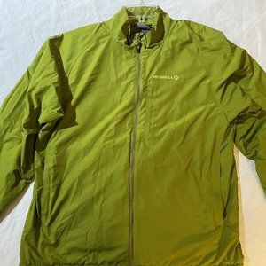 Merrell Green Lightweight Windbreaker Sz XL